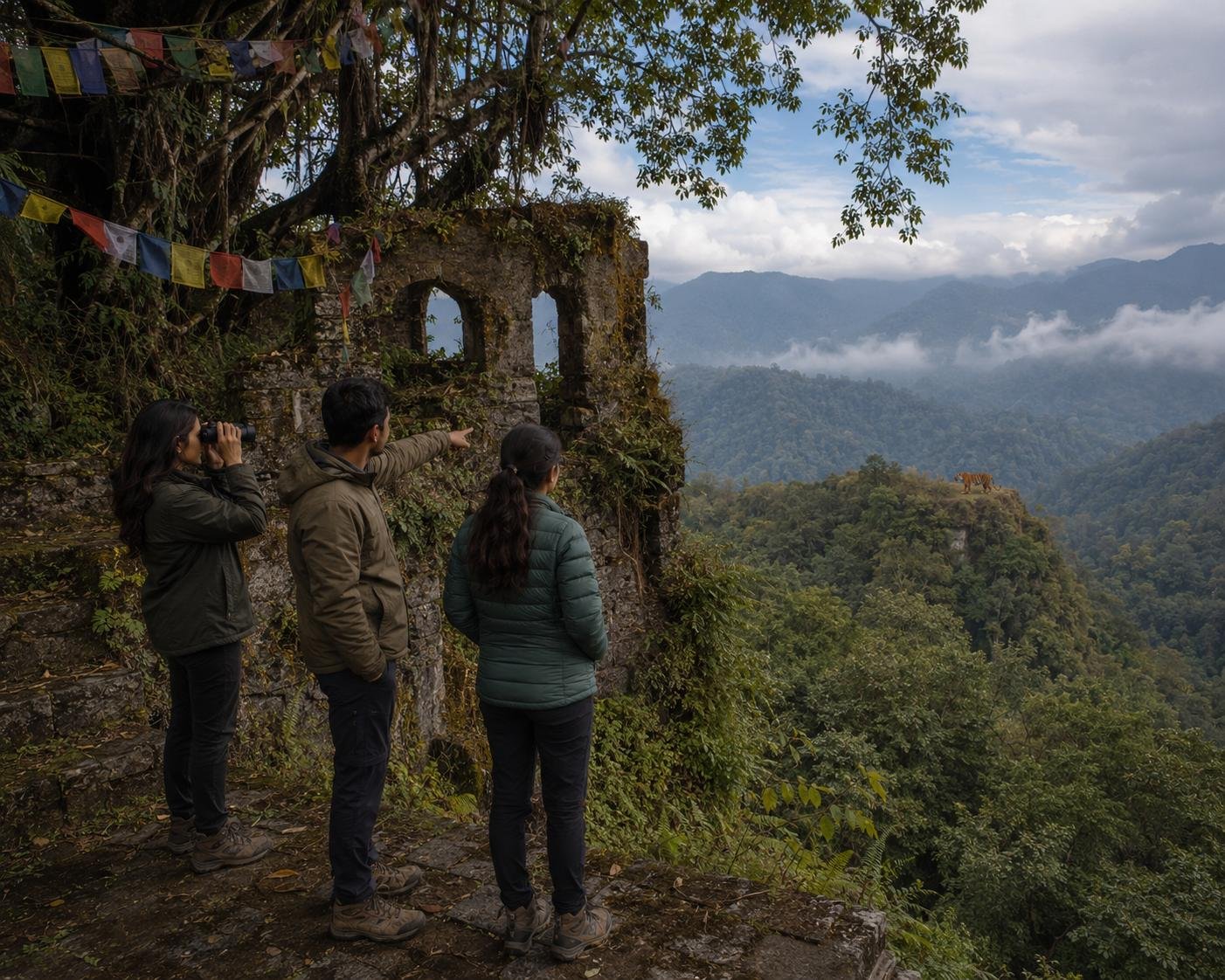 Buxa Tiger Reserve Old Fort, Dooars