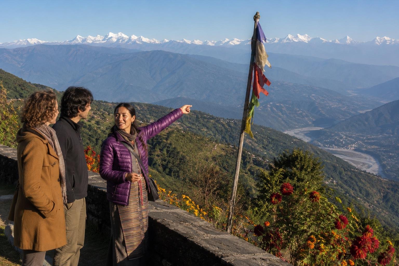 Kalimpong weekend trip — Deolo Hill view of the Himalayas from Kalimpong's highest point