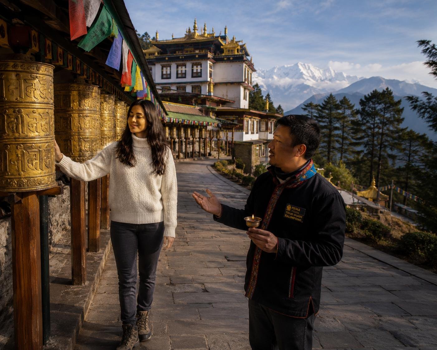 Kalimpong weekend trip — Durpin Monastery (Zang Dhok Palri Phodang), perched above Kalimpong