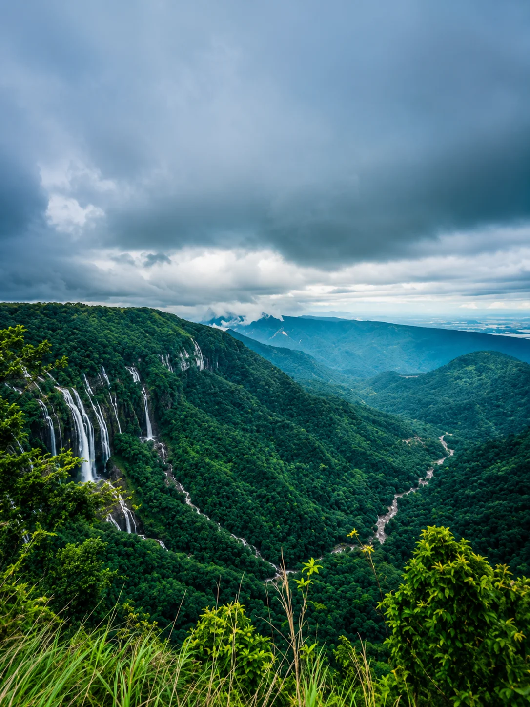 Cherrapunji Falls, Northeast India